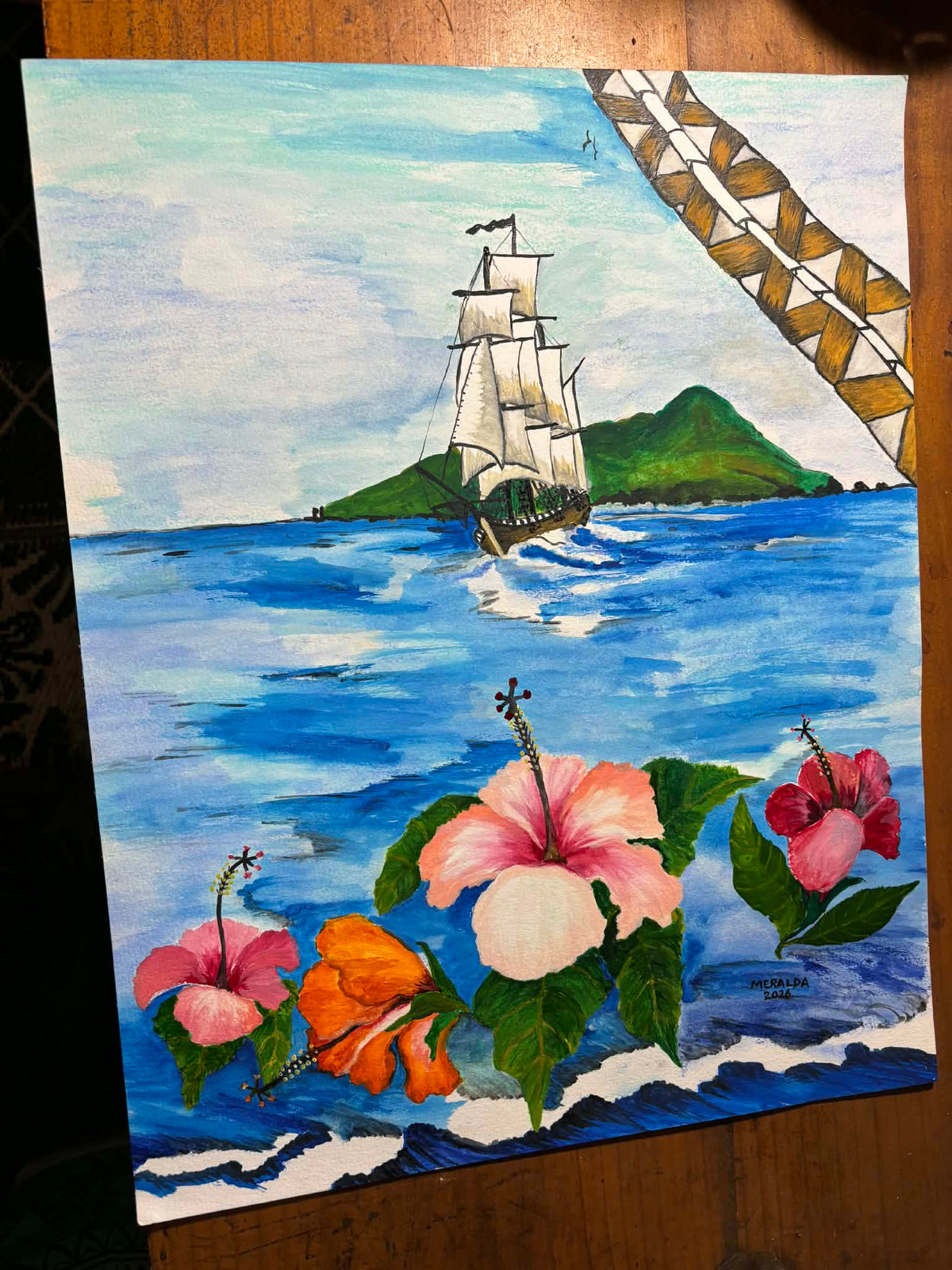 Art in Water colour- Awas Fenua